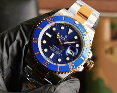 Rolex Submariner 40mm for 3135 Movement 41mm for 3235 Movement Lume Blue Watch